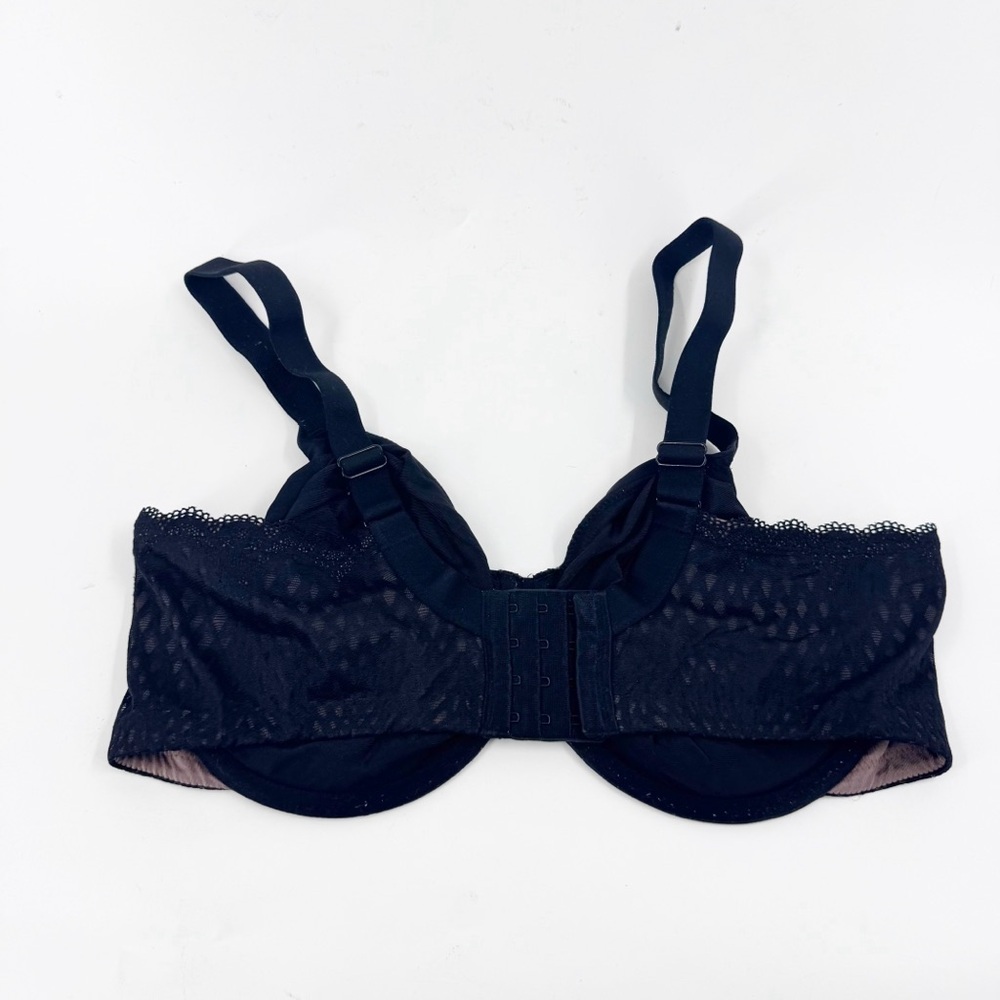 ✅ Wacoal Ultimate Side‎ Smoother Underwire Bra 855338 Black 40DD - Picture 5 of 7